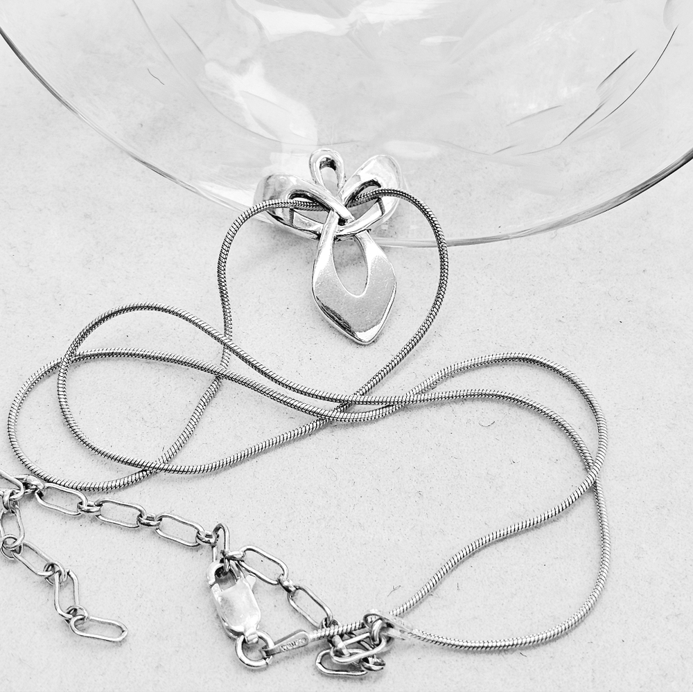 Carolyn Pollack Relios Angel Necklace 925 ITALY Sterling Silver - Picture 6 of 14